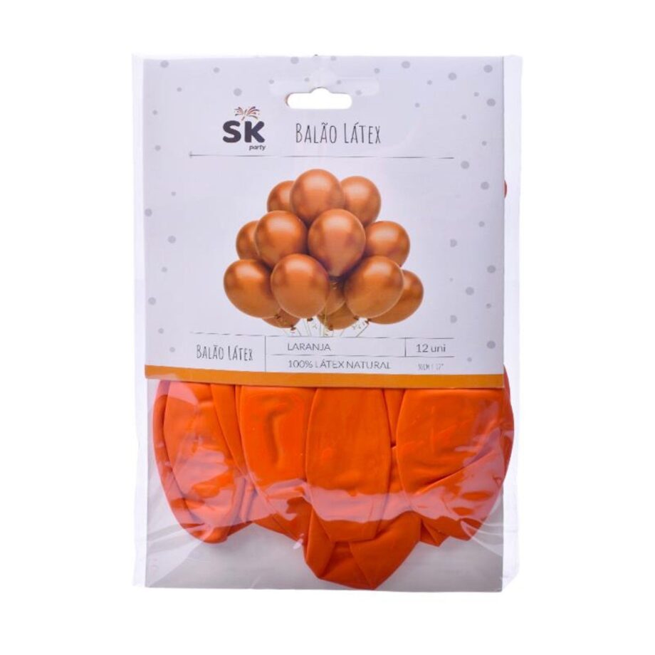 Balões Látex 30cm – Laranja
