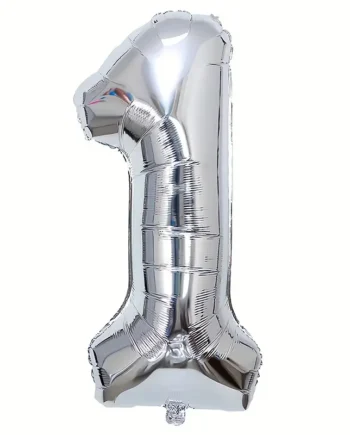 Balão Foil 32″ nº 1 – Prateado