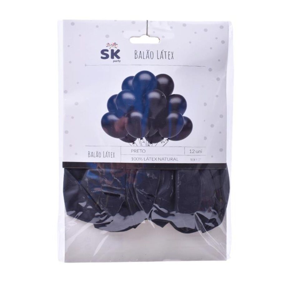 Balão Latex Preto