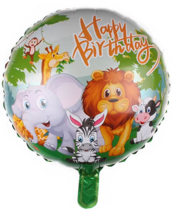 Balão Foil 18″ Animais da Selva