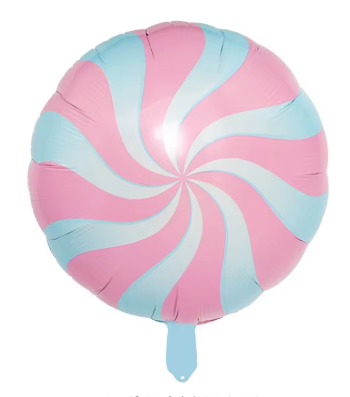 Balão Foil 18″ Moinho de Vento Rosa Claro